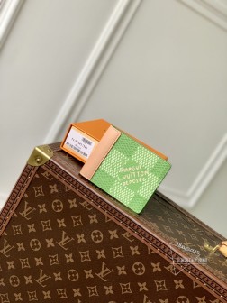 LV N40636 SLENDER 钱夹 | Damier Golf 涂层帆布 + 牛皮革