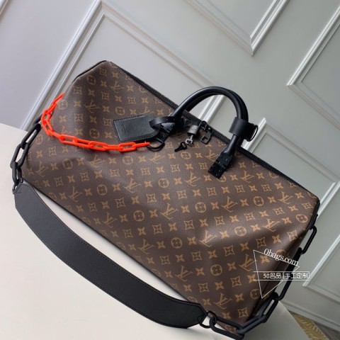 LV M44471 KEEPALL 50 旅行袋（男）- Virgil Abloh设计