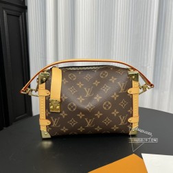 LV 46358 2023Cruise 谷爱凌同款老花小软箱 金属包边