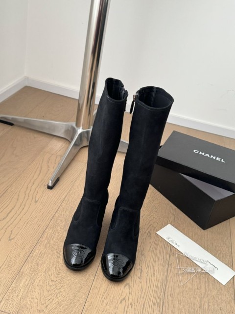 Chanel 24K新款弹力长短靴穿上立马大长腿鞋面弹力皮 内里羊皮 真皮大底Size35-39 其 638