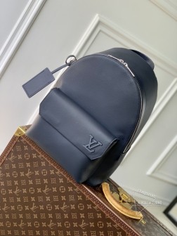 LV M57079 深蓝 Aerogram 双肩包 小牛皮制 现代优雅