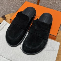 款式Style ：309 Go 穆勒鞋-男款颜色Colour：黑色Noir鞋面材料Upper mat 256