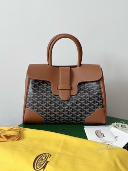 GOYARD saigon VIC tote西贡包 黑棕 色 顶级复刻