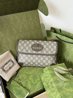 Gucci GG Ophidia 老花虎头腰包 - 顶级A货材质