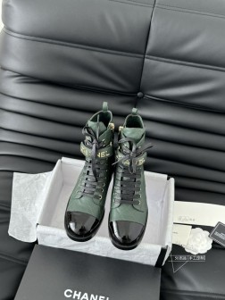 顶级版本 Chanel 23A秋冬手工坊新款短靴!鞋面妮布,内里羊皮,成本高!我们用的是三层真皮 1485