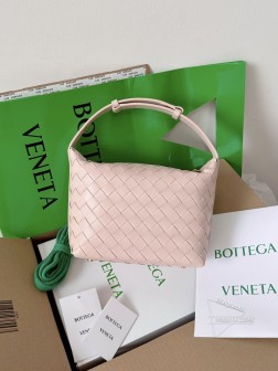 BV wallace便当饭盒包莲花粉 高仿编织元素饭盒包