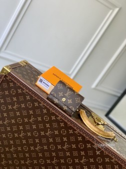 LV M12598 Victor 钱包 Monogram Eclipse 帆布顶级复刻
