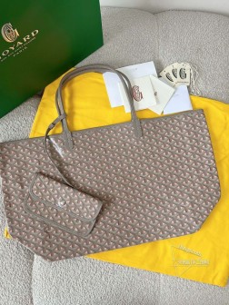 GOYARD tote 1周年限定 灰粉大号 经典系列 赠品蓝中号粉Mini