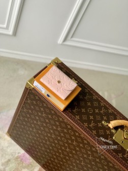 LV M83231 裸粉色 女士零钱包 卡包 牛皮材质 小巧实用