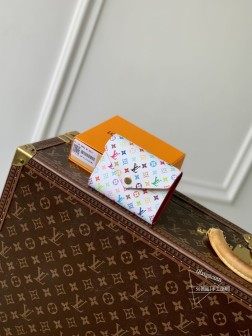 LV M14163 Victorine钱包 村上系列 多色Monogram图案 顶级复刻