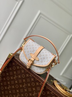 LV M12327 Saumur BB Monogram Mini 提花经典鞍形包