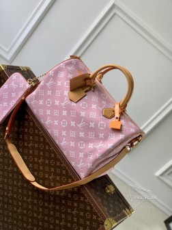 LV M24417 Speedy P9 Bandoulière 40 粉色 Monogram Leather 手袋 顶级复刻