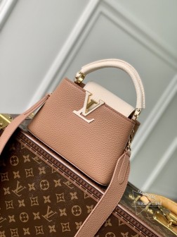 LV M21045 Capucines 迷你手袋 小牛皮 金属饰件 顶级A货
