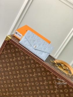 LV M17779 Portefeuille Sa 银扣 Monogram Unplant皮革钱包