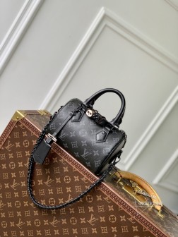 LV M24606 黑花 2024中国七夕限定 Speedy 18 配饰拆链条