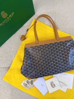 GOYARD bellechasse 黑棕通勤购物袋 轻便大容量顶级复刻