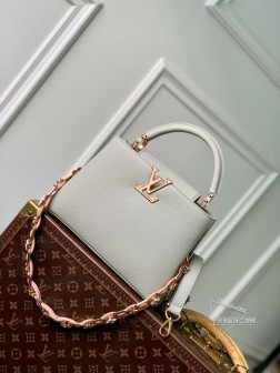 LV M23363 Capucines小号手袋 M48865 灰色 现代女性气质