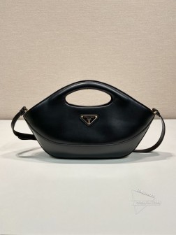 Prada普拉达 1BA421 新品饺子包 小牛皮 羊皮顶级五金 尺寸