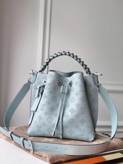 LV M55906 Muria 水桶包 小牛皮 镂花 Monogram 图案 编织手柄