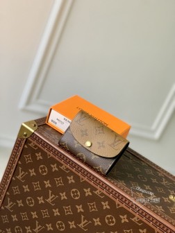 LV M82333 黄花ROSALIE 零钱包 Monogram 帆布 经典款