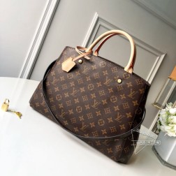 LV M41067 蒙田包 大号 39x28x16cm 肩背手提