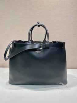 Prada 1BG126 特大号手提男包 进口小牛皮 羊皮内衬 复刻