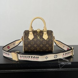 LV 46234 新款 Speedy20 枕头包 可调肩带 精致设计