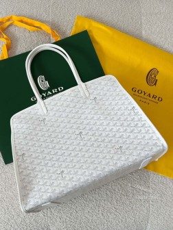 GOYARD Hardy Bag购物袋 白色 方形 头层牛皮 经典设计