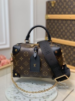LV M45571 黑色 PETITE MALLE SOUPLE 手袋 Mo 材质 顶级复刻