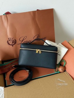 LP Loro Piana L 藏蓝色 高仿包 一比一进口皮 五金开模