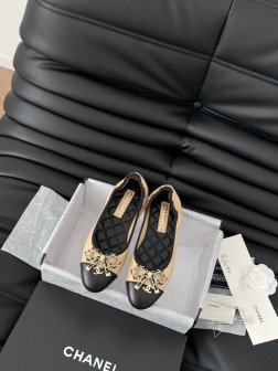 Chanel 小香25C新品蝴蝶结单鞋系列原版11复刻 经典中的经典无论搭配裤装还是裙装都是完美小圆 646