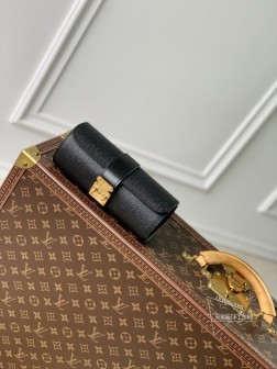 LV M10145 Etui Bijou 十字纹Monogram帆布皮革收纳包