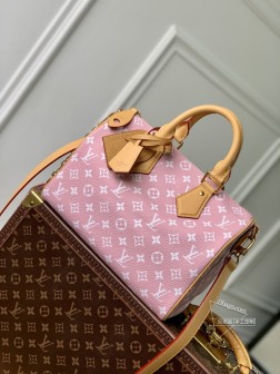 LV M21108 Speedy P9 Bandoulière 30 本皮革手袋 粉色牛皮