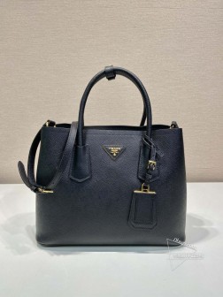 Prada普拉达 1BG775 经典款新色 粗十字纹牛皮+小牛皮 图片