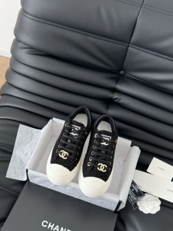 Chanel 24P新款大头饼干鞋原版开发 顶级版本鞋面正品一致 内里羊皮TPU大底 非普通版本橡胶 1189