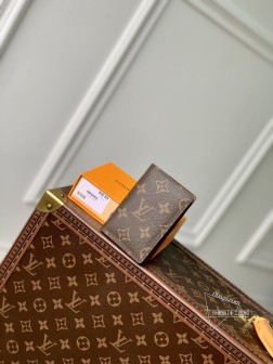 LV M60502 男士老花帆布钱包 收纳卡片 8x11cm 顶级复刻