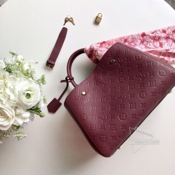 LV M40440 Montaigne 中号手袋 商务女士 精巧设计 顶级A货