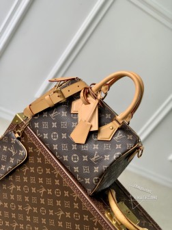 LV M24443 Speedy P9 Bandoulière 25 Monogram Leather 手袋 牛皮革