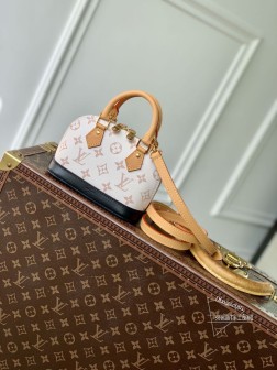 LV M46895 Nano Alma 手袋 Monogram Dun 顶级复刻 2024早春