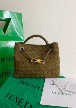 BV Andiamo 麂皮小号包 绿 反绒双色效果 高仿