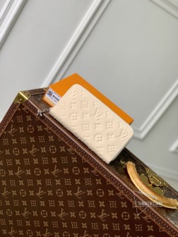 LV M12680 钱包克莱尔 阿祖尔·霜色 光泽感 皮质