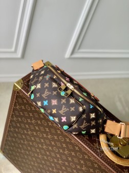 LV M24858 Rush 腰包 Monogram Craggy 涂层帆布 便携设计