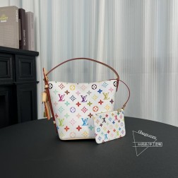 LV 13089 2025村上隆联名Carryall 白彩 Monogram Multic