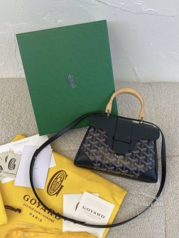 GOYARD Saigon迷你西贡包 黑色 软皮 小爱