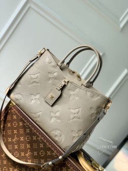 LV M46504 Trianon 中号手袋 Monogram Empreinte 皮革