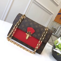 LV M41731 Monogram帆布+小牛皮单肩手提包 顶级A货