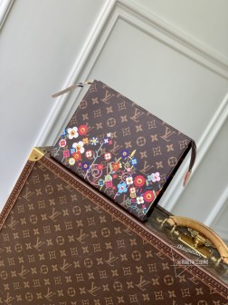 LV M14180 盥洗袋 Monogram 涂层帆布 村上隆系列