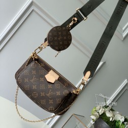 LV M44823 深绿 Favorite 三件套手袋 Monogram帆布 原版开发
