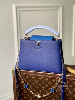 LV M20844 Capucines BB手袋 金属 Monogram 花卉 顶级复刻