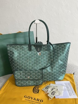 GOYARD 24限量版 珠光绿 中号金属包